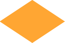 White box contain Orange color diamond shape