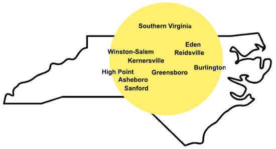 motor oil distribution centers in Greensboro, Eden and Reidsville
