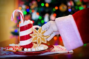 Christmas Party Table Setting