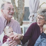 senior citizens with grandchildren