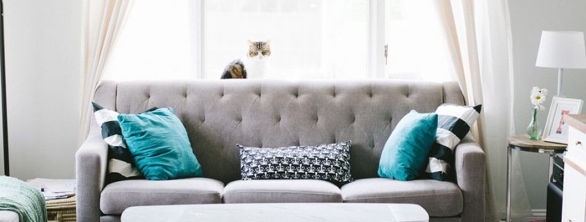 well ventilated living room