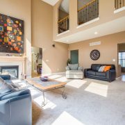 open living room in big house